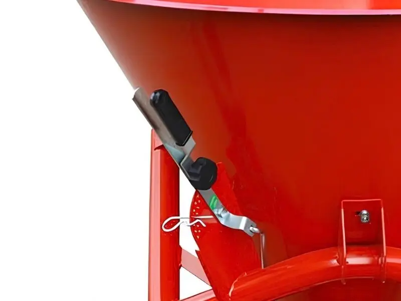 CDR fertilizer spreader adjustable lever bar