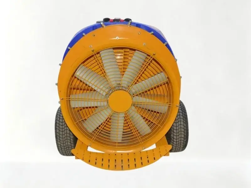 air blasting sprayer fan