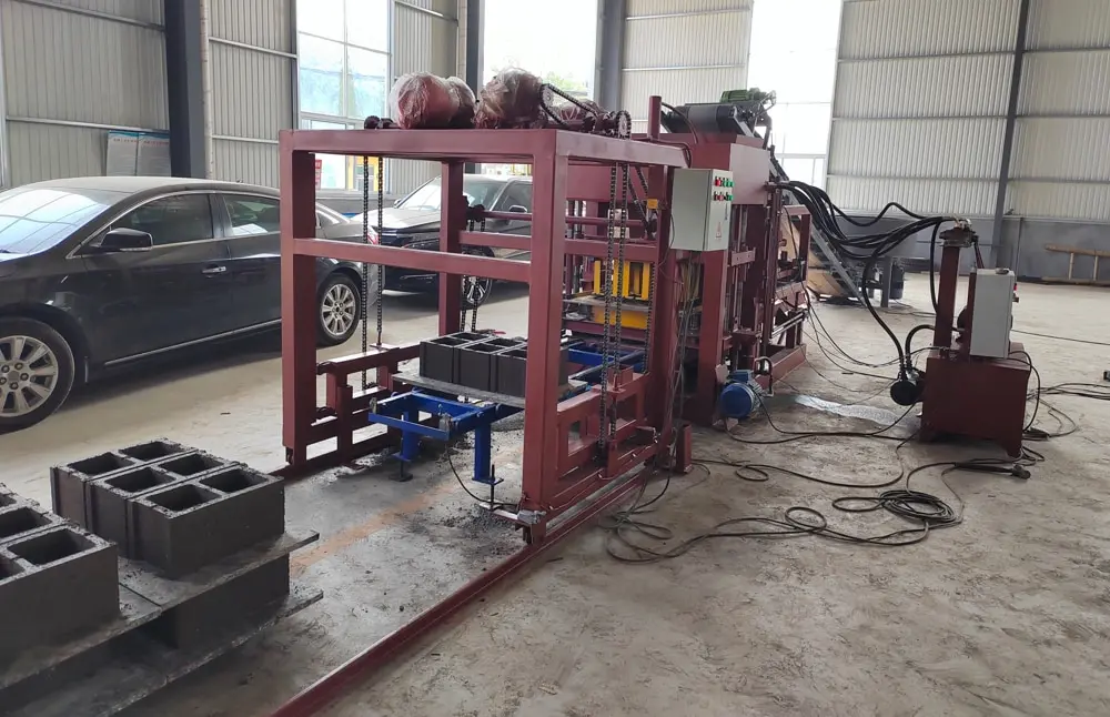 QT4-18 hydraulic brick press machine automatic hollow brick making machine automatic hydraulic brick press machine