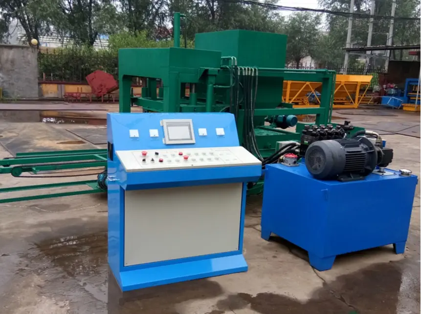 QT4-18 hydraulic brick press machine block machine hyraulic motor automatic brick making machine