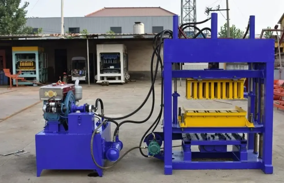 QT4-30 hydraulic brick making machine block making machine 1 hydraulic brick making machine