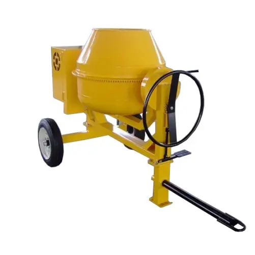 movable concrete mixer