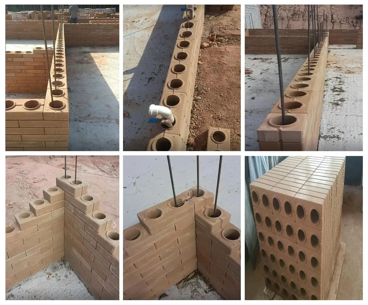 QT2-40 interlock manual clay brick machine clay brick applications clay brick applications