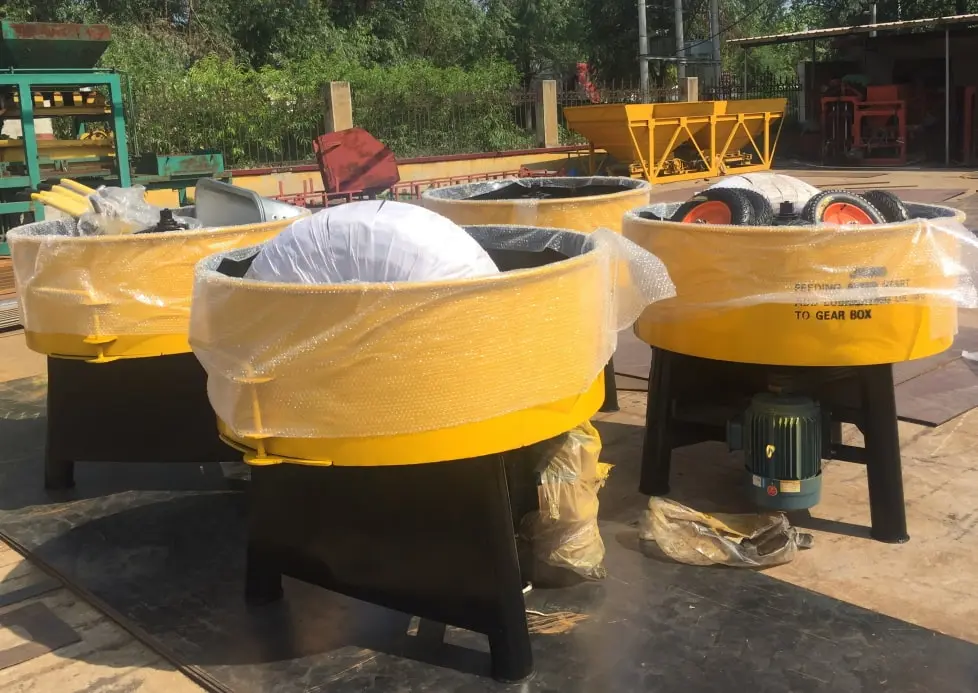 JQ Series Vertical Concrete Pan Mixer concrete mixer 1 Concrete Pan Mixer for Block Making Machine