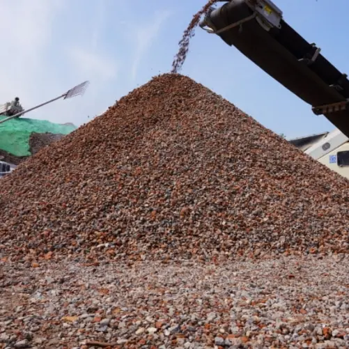 blog construction waste concrete block material