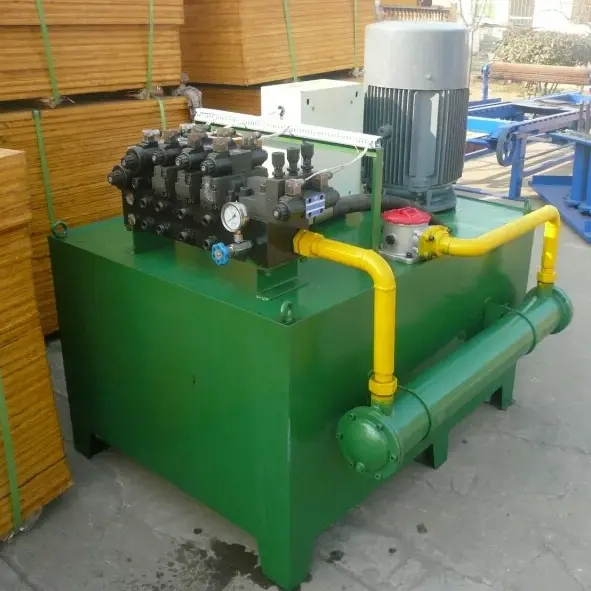 the best selling concrete block making machine in Uzbekistan hydraulic system concrete brick machine hydraulic station