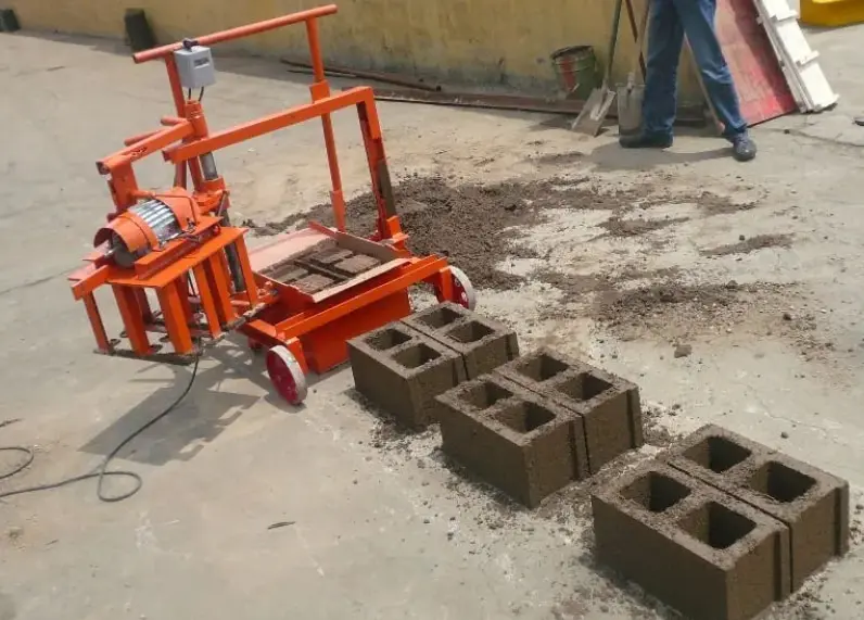 QMR2-45 Movable block making machine mobile brick MAKING machine 1 mobile brick making machine