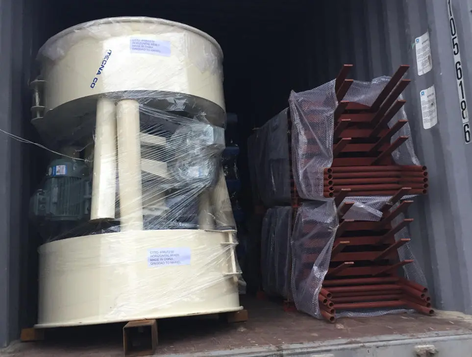 JQ Series Vertical Concrete Pan Mixer pan mixer loading container pan mixer loading container
