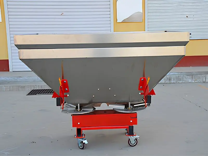 stainless steel hopper fertilizer spreade
