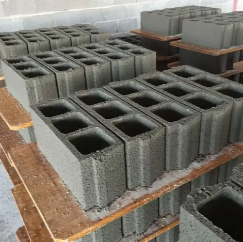 QT6-15 Automatic Brick Machine Project in Uzbekistan hollow brick hollow brick