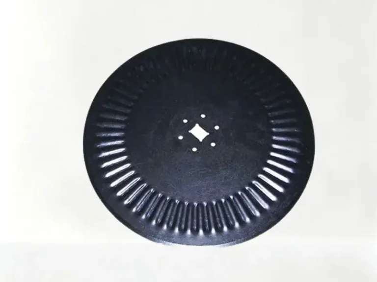 Rippled wave disc blades for vertical tillage