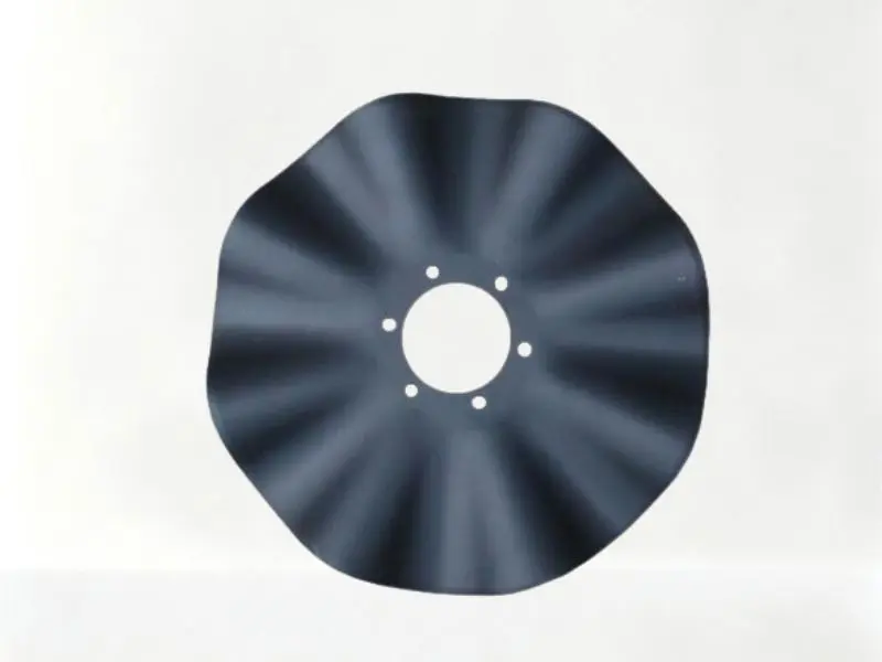 wave coulter blade for no-till drill