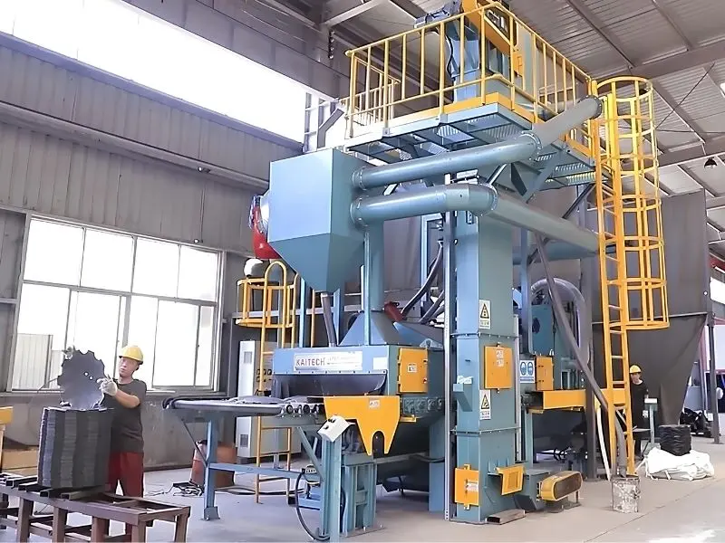 disc blade shot blasting machine