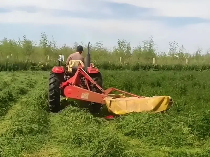 tractor mountd drum mower home