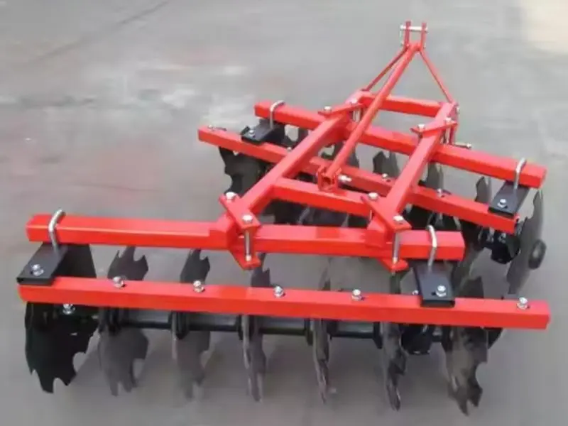 Offset frame light disc harrow