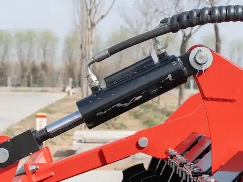high speed disc harrow with hydraulic rear roller