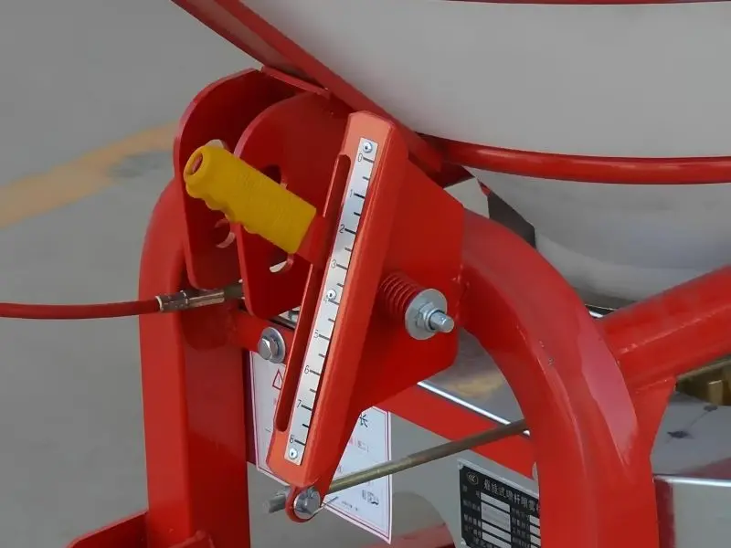 plastic hopper fertilizer spreader lever bar