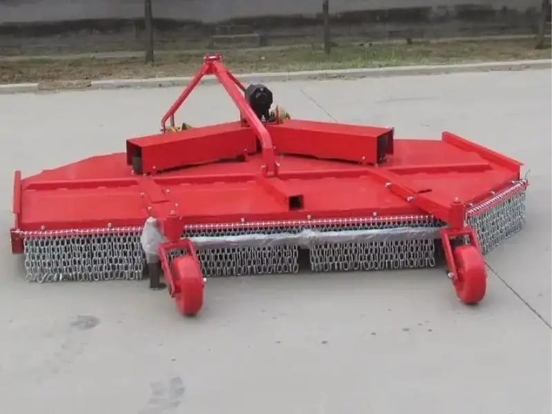 tractor mower with Two Gauge Wheels